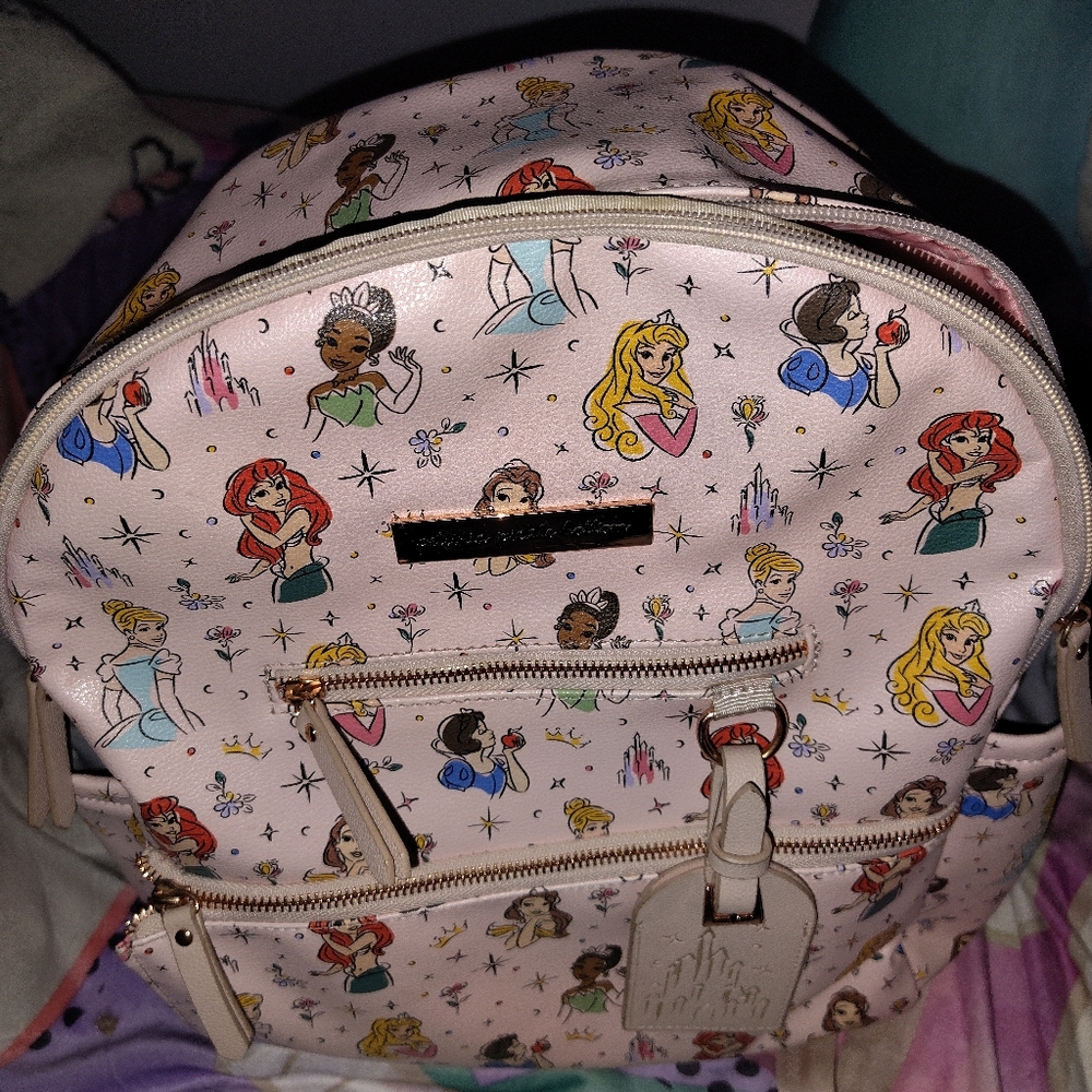 Petunia Pickle Bottom Disney Princess Patterned Backpack